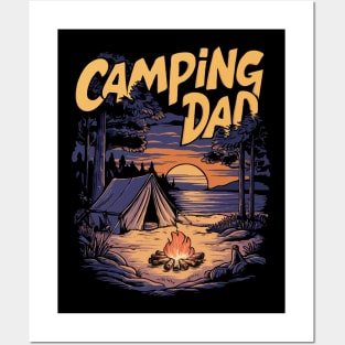 Camping Dad. Funny Camping Posters and Art